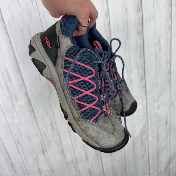 Merrell Blue and Pink Hiking Shoes - Picture 1 of 8